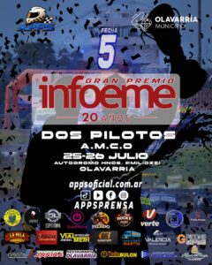 CERRO LA INSCRIPCION PARA EL «GRAN PREMIO INFOEME» 59 INSCRIPTOS